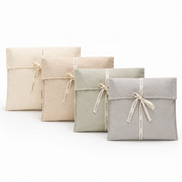 Sac de rangement en toile de coton biologique avec logo personnalisé, housse anti-poussière pour chaussures, ruban imprimé, boîte de rangement cadeau, organisateur de voyage, pour la maison, OEM, vêtements