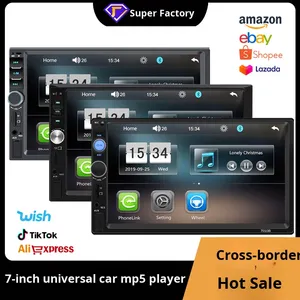 7 inch màn hình cảm ứng xe <span class=keywords><strong>Video</strong></span> <span class=keywords><strong>Player</strong></span> GPS sao lưu máy ảnh tương thích Android Linux mô hình phù hợp với Carplay MP5 MP4 Máy nghe nhạc cho bảng điều khiển - Product Image 4