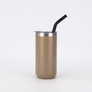 Tasse isotherme en acier inoxydable <span class=keywords><strong>de</strong></span> 550 ml avec <span class=keywords><strong>paille</strong></span> pour <span class=keywords><strong>vin</strong></span>/café, maintien au chaud <span class=keywords><strong>de</strong></span> 6 à 12 heures, idéale pour le camping, les affaires et les fêtes (vente en gros) - Product Image 4