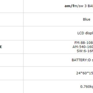 Radio Portátil Multibanda con Altavoz Integrado, Receptor de Radio Digital DAB, AM, FM, SW - Product Image 5