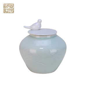 ที่ไม่ซ้ำกันออกแบบสร้างสรรค์เครื่องประดับ Birdie ฝาขวดเซรามิก - Product Image 1