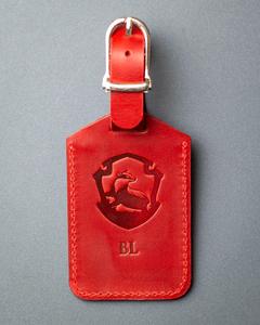 Étiquettes à bagages <span class=keywords><strong>en</strong></span> cuir véritable durables <span class=keywords><strong>en</strong></span> gros avec boucle métallique sécurisée Logo gravé au laser personnalisé - Product Image 4