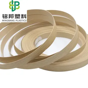 Bandas de borde de PVC para decoración del hogar, entrega rápida, corte longitudinal de alta eficiencia, madera maciza de 0,4*30mm para tableros de melamina, bandas de borde