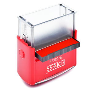 Machine à <span class=keywords><strong>tampon</strong></span> auto-<span class=keywords><strong>encreur</strong></span> rectangulaire en plastique de haute qualité 58x22mm, <span class=keywords><strong>tampon</strong></span> <span class=keywords><strong>encreur</strong></span> automatique de bureau avec texte <span class=keywords><strong>personnalisé</strong></span> et <span class=keywords><strong>tampon</strong></span> en caoutchouc - Product Image 5
