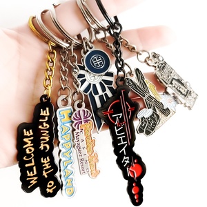 Metal Hamsa Jerusalén Bolsa Encantos Llavero Accesorios Llaveros Venta al por mayor Llaveros Personalizados - Product Image 3