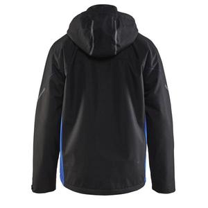 BLAKLADER - 479019779985L Veste Shell avec coutures étanches Noir/Bleu bleuet-VESTES DE TRAVAIL EAN 7330509592540 - Product Image 3