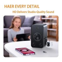   Émetteur-récepteur audio avec puce Qualcomm prenant en charge AptX et AptX-LL, compatible avec avion, téléviseur, voiture, écouteurs et haut-parleurs