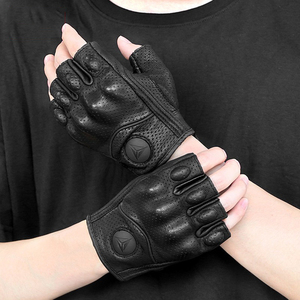 Gants de <span class=keywords><strong>moto</strong></span> demi-doigts en cuir pour homme et <span class=keywords><strong>femme</strong></span>, gants d'<span class=keywords><strong>hiver</strong></span> pour <span class=keywords><strong>moto</strong></span>, VTT et cyclisme - Product Image 2