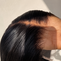 Perruque 100% Cheveux Humains Naturels Vietnamiens Lace Front Lisse Baguette 13x6 5x5 HD pour Frontal en Dentelle Fermeture Économique 100% Cheveux Humains