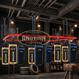 Supporto a Rotaia Personalizzato <span class=keywords><strong>da</strong></span> Fabbrica ANGTian per Sacchi <span class=keywords><strong>da</strong></span> <span class=keywords><strong>Boxe</strong></span> Pesanti con Carrucola/Montaggio Scorrevole - Product Image 6