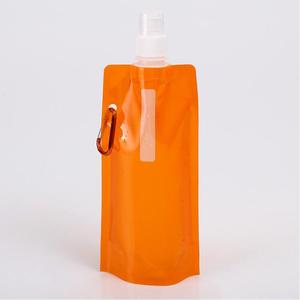 ถุงน้ำพับได้ขนาด 480 มล. 16 ออนซ์ ทำจากพลาสติก PET น้ำหนักเบา เหมาะสำหรับกิจกรรมกลางแจ้ง - Product Image 3