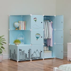 Gabinete <span class=keywords><strong>de</strong></span> <span class=keywords><strong>tela</strong></span> <span class=keywords><strong>de</strong></span> plástico <span class=keywords><strong>de</strong></span> montaje Simple moderno, <span class=keywords><strong>ropa</strong></span> colgante <span class=keywords><strong>para</strong></span> niños y mujeres, armario <span class=keywords><strong>para</strong></span> dormitorio doméstico, muebles <span class=keywords><strong>para</strong></span> el hogar - Product Image 3