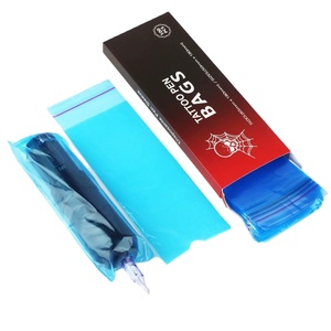 Fundas Protectoras para Máquinas de Tatuaje de 5x18cm y 6.5x18cm, Amplias y a Prueba de Polvo, para Uso Profesional en Estudios de PMU - Product Image 1