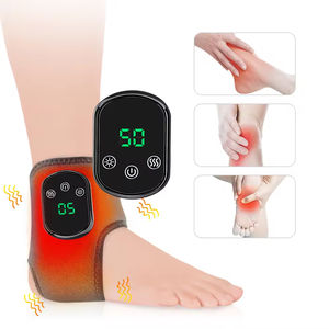 Masseur électrique pour les pieds avec compresse chaude et support pour la cheville, vibrations relaxantes, utilisé pour les entorses articulaires et le soulagement de la cheville. - Product Image 2