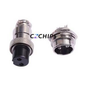 KH-GX16-2P Circular (Cable) Connector Connector ( Jack Specification: M16 )( Total PIN Count: 2P )( Gender: Male-Female Set ) - Product Image 1