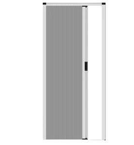Puerta Corredera Desmontable con Marco de Aluminio Moderno y Persianas de Nido de Abeja, Resistente a Insectos, para División de Espacios en Edificios de Oficinas - Product Image 1