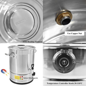 เครื่องทำเทียนไฟฟ้าลดราคาพิเศษ เครื่องหลอมขี้ผึ้ง ขี้ผึ้งนมผึ้ง ขี้ผึ้งถั่วเหลือง ขี้ผึ้งพาราฟิน พร้อมก๊อก - Product Image 2