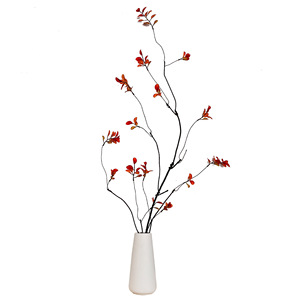 ใบเมเปิ้ลประดิษฐ์ 90 ซม. ดอกไม้ผ้าไหม กิ่งตกแต่ง สำหรับตกแต่งบ้านสไตล์วบิซาบิ - Product Image 5