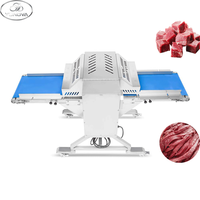 Machine à découper la viande industrielle 2200W avec moteur en cuivre pur, pour découper le poulet, le poisson, le porc, le mouton et le bœuf, production de 1500 kg/h