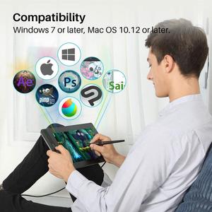 Monitor de dibujo gráfico <span class=keywords><strong>Huion</strong></span> <span class=keywords><strong>Kamvas</strong></span> Pro <span class=keywords><strong>12</strong></span> Pen Display - Product Image 6