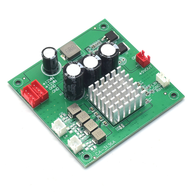 CA-3136A Professional Digital Audio Amplifier Module 8-24V Input 5V Output 2*50W TPA3116 Amplifier Board