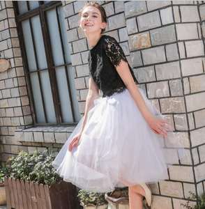 Ecowalson Jupe en tulle à 6 couches de 65 cm, jupe plissée tutu pour femmes, <span class=keywords><strong>jupon</strong></span> Lolita, demoiselles <span class=keywords><strong>d</strong></span>'<span class=keywords><strong>honneur</strong></span>, jupe mi-longue pour fête, mini-jupe - Product Image 5