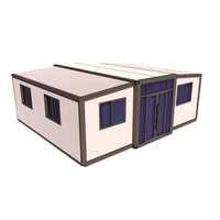 Maison conteneur préfabriquée extensible au design moderne, tailles 20/40 pieds, pour usage extérieur, cuisine, salle de bain, bureau rapide, école, hôtel