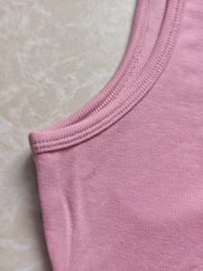 Tissu côtelé doux extensible Modal Spandex col carré dos nageur conception large sangle femmes débardeur - Product Image 4