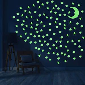 Pegatinas Decorativas Personalizadas para Habitación de Bebé, Pegatinas de Estrellas que Brillan en la Oscuridad - Product Image 6