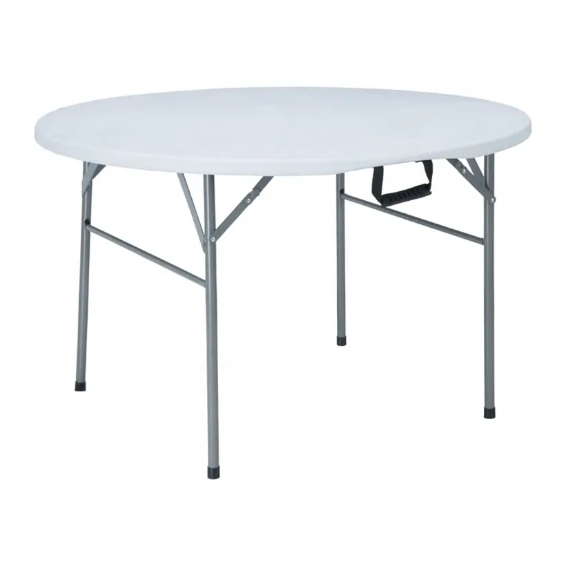 Mesa dobrável ao ar livre portátil mesa dobrável jardim mesa 6ft branco plástico mesas redondas e cadeiras para eventos festa mesa plegables