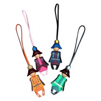 Pendentif de voiture et étiquette de sac en cuir véritable, style rétro européen/américain, motif chevalier pirate, fait main, petit Pégase, marque H
