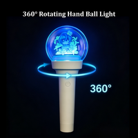 Bâton lumineux rotatif à 360° en acrylique, contrôlé par Bluetooth, pour concerts Kpop, événements, réunions de fans, cadeaux et festivals