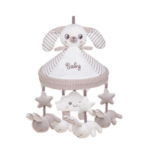 Parapluies en peluche mignons électriques pour berceau de bébé, jouet de cloche de <span class=keywords><strong>lit</strong></span> rotatif suspendu avec musique - Product Image 1