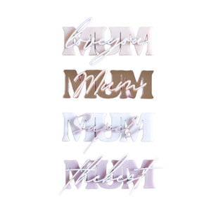 ของตกแต่งเค้กอะคริลิค รูปน้ำผึ้งและน้ำตาลหวาน สำหรับวันแม่  ท็อปเปอร์คัพเค้ก ดีไซน์โบว์ สไตล์อินเทรนด์  ของตกแต่งเค้กพลาสติก - Product Image 5