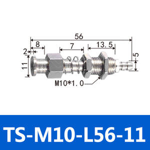 Accesorios para Cilindros de Brazo Robótico Tianxing Big Head M10, con Ventilación Inferior Recta, Piezas Neumáticas y Mecánicas de Vacío - Product Image 3