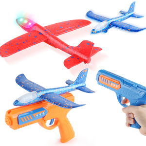 Set di giocattoli sportivi all'aperto per bambini aereo in schiuma EPP aereo giocattolo in schiuma con lanciatore - Product Image 2