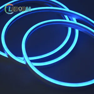 Đèn Tuýp Led Neon Đèn Cảnh Quan Ngoài Trời IP68 Chống Nước Silicon 100% Dải Led RGB 120Leds/M Đèn Neon Led Uốn Cong 0612