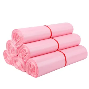 Wholesale pink Clothing Packaging shipping bags print 10X13 logo hot sale custom poly mailers