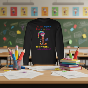 Camiseta de manga larga Jokester con diseño de payaso divertido para amantes del humor - Product Image 3