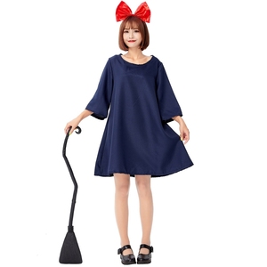 Anime Little Witch Errand Girl Kiki <span class=keywords><strong>disfraz</strong></span> traje americano señoras Halloween Cosplay disfraces Magic Fairy Stage Show disfraces - Product Image 2