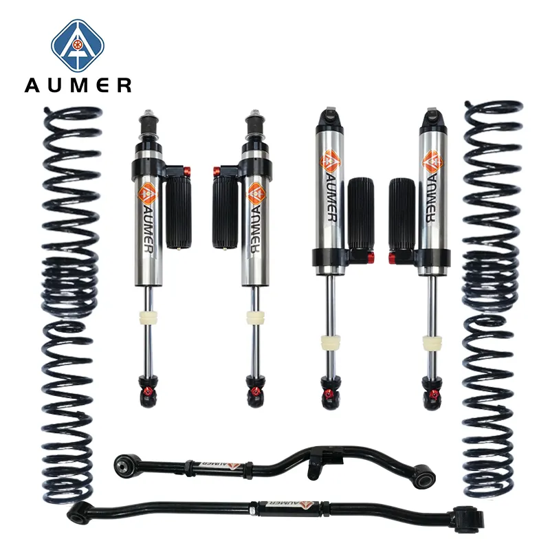 Aumer JK Rebound Compression Réglable Jeep Wrangler Suspension Off Road Shock pour Jeep Wrangler JK 2006