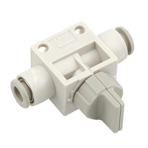 Válvula de Control Neumática Manual de Dos Vías VHK2, Conexión Rápida, Accionamiento Manual, para Gas, Personalizable OEM-VHK2-04F/06F/08F/10F/12F - Product Image 2