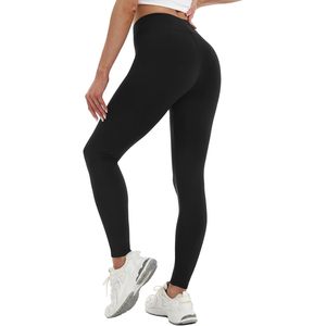 FOXA Fleece Lined Leggings Women High Waisted Tummy Control Thermal Workout Yoga Pants Winter Warm Elastic Fit - Product Image 2