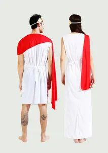 حار بيع مخصص الحديثة نمط 100% البوليستر المكياج ملابس تنكرية للحفلات ، الأكثر شعبية اليونانية القديمة نمط هالوين ملابس تنكرية للحفلات