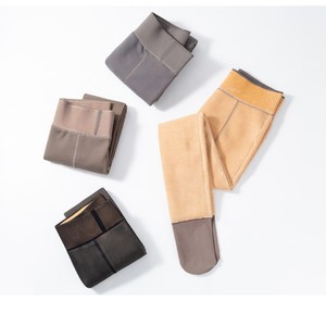 Tất legging giữ ấm giả lông cừu, trong suốt, cỡ lớn dành cho nữ và bé gái - Product Image 3