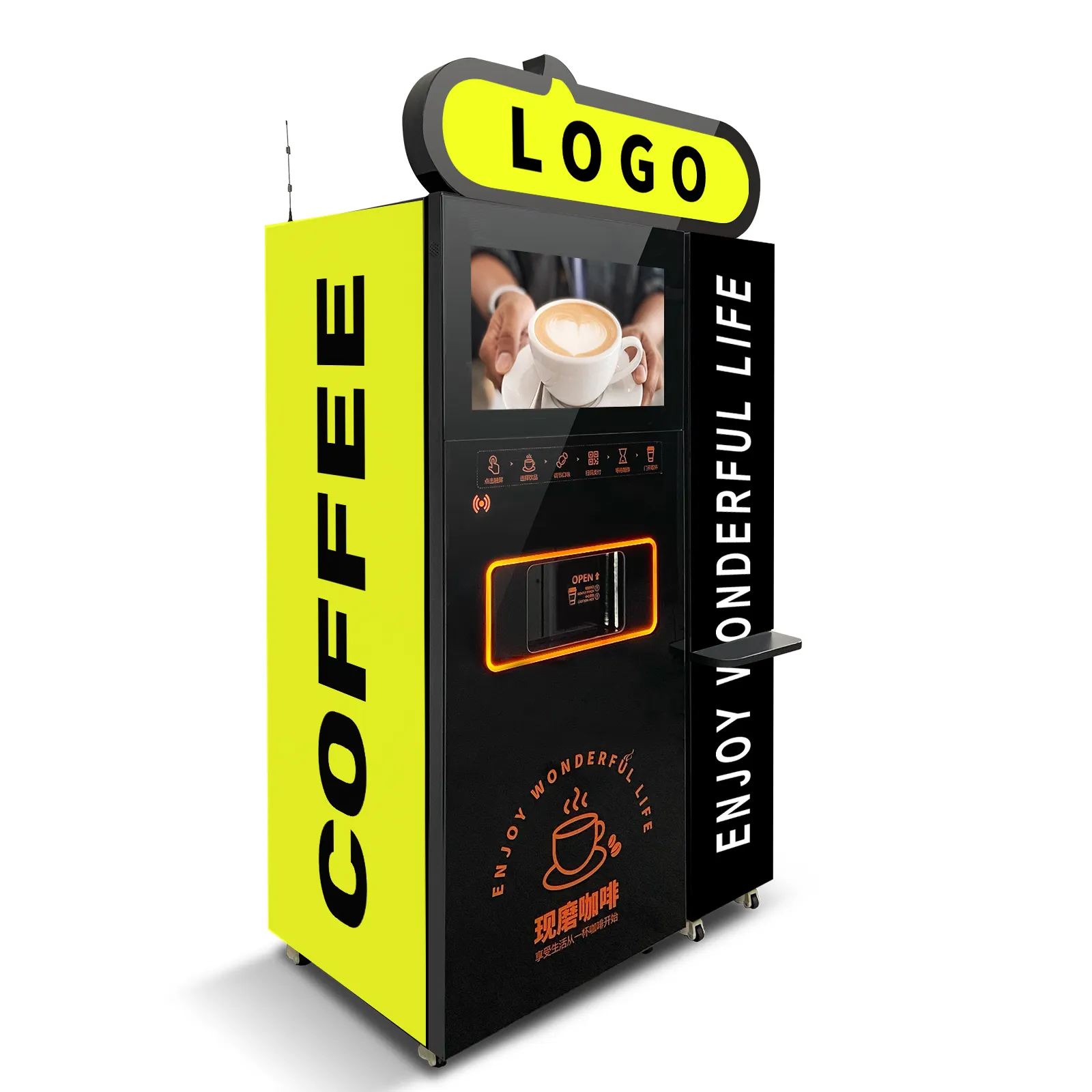 Distributeur automatique de café au chocolat Offre Spéciale en usine Distributeur automatique de café à grains entièrement automatique