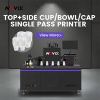 Impresora Digital UV de Una Sola Pasada Renovix con Certificación CE, Nueva, con 5 Colores para Impresión Personalizada 2 en 1 en Tazas y Recipientes Recubiertos