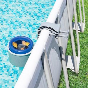 Skimmer de piscine Intex universel à fixation murale en PVC avec panier pour piscines hors sol, bloqueur de feuilles - Product Image 6