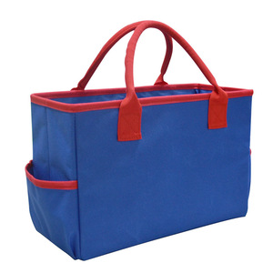 Garden Tool Holder Blue Multi Pocket Portable Storage Bag For Outdoor Tools And Equipment - Product Image 4