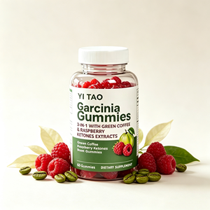 Gummies Probiotiques à la Canneberge Marque Blanche avec Vitamine C, Véganes et Naturelles, Favorisent la Santé Digestive et Stimulent le Métabolisme pour Adultes - Product Image 1